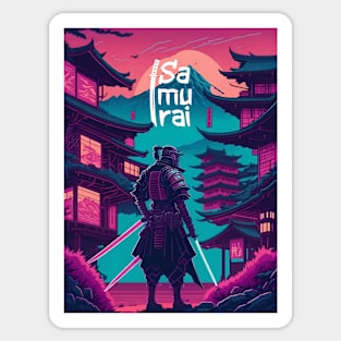 Futuristic Samurai: A Journey Through Time and Tradition Sticker
